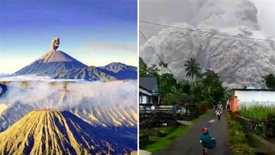 火山灰高達12公里，印尼塞梅魯火山猛烈噴發！現場如「世界末日」
