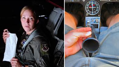 美國女飛行員也穿開襠褲，近距觀察，女飛行員如何在飛機上上廁所