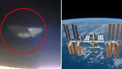 外星文明造訪地球了？太空驚現不明飛行物，與國際空間站平行飛行