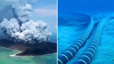火山噴發讓東加全境失聯！最大隱患：全球通信幾乎來自海底光纜