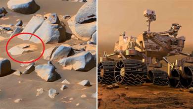 專家拿出火星毅力號照片，稱100%證明火星生命的存在，顯示了啥？