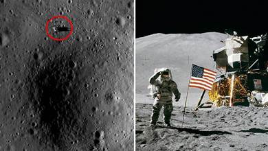 印度公佈月船2號照片，可見美國登月艙，網友：誰說美國沒登月？