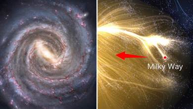 銀河系大得令人類絕望，但它卻只是拉尼亞凱亞超星系團的一粒沙子