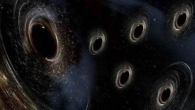 7800光年外發現一個黑洞巢穴：20多個黑洞擠一起，向外噴射物質