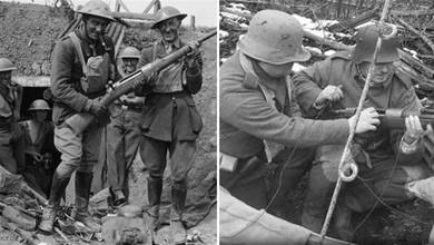 一戰放大版毛瑟98步槍，每個德國士兵連開三槍就要送進醫院！