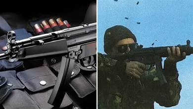 德國MP5沖鋒槍，槍械設計精密高效，如今被中國CS/LR7沖鋒槍超越