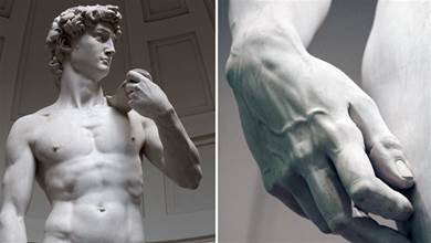米開朗創作出大衛雕像時才29歲，而大衛早已經40幾歲，比他還要老