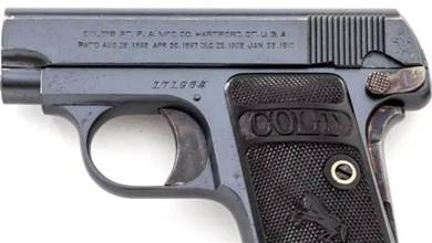 百年前最好的民用自衛手槍——柯爾特M1908微型手槍