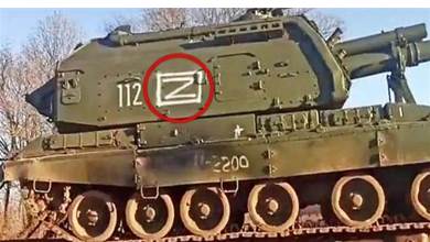 向烏東集結的俄軍車驚現神秘字母「Z」