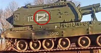 向烏東集結的俄軍車驚現神秘字母「Z」