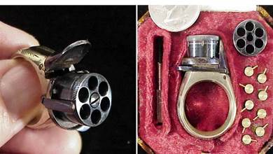 迷你的戒指槍，一百多年前的自衛裝備，網友：傷害不大但侮辱性極強
