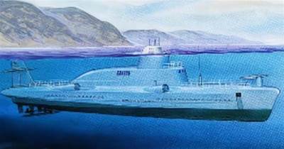 長得像潛艇但又不是潛艇的裝備，蘇聯1231工程半潛式水翼飛彈艇