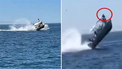 墨西哥一游艇被巨型生物撞翻，人都飛起來了，到底是什麼？