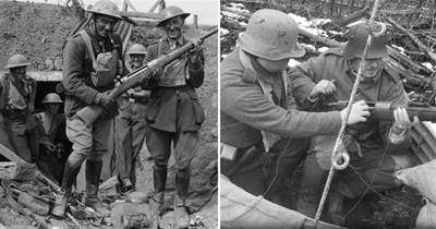 一戰放大版毛瑟98步槍，每個德國士兵連開三槍就要送進醫院！