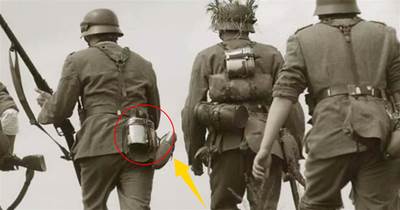 二戰德軍人人背著的鐵罐：不僅是保命的裝備，還藏了很多私人秘密