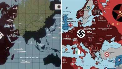 二戰，如果德國日本勝利，他們將怎樣瓜分美國？世界地圖將大變樣