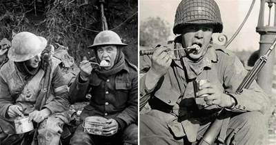 為什麼說午餐肉是美軍強大的標志？美軍午餐肉罐頭當垃圾，盟軍撿起扔在地上的吃
