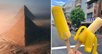 30張鮮為人知的埃及照片，金字塔不是尖的，上面可以踢足球