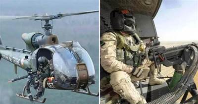 為何美軍的特種兵坐在直升機兩側，一旦晃動，難道不怕掉下來嗎？