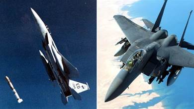 美軍強悍F15戰機 曾爬升萬米高空打下衛星