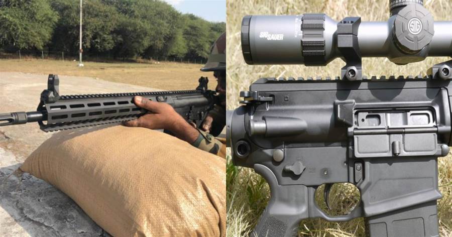 印軍對國產步槍抱怨頗多，耗資從俄買AK103，從美買了72000把Sig716步槍
