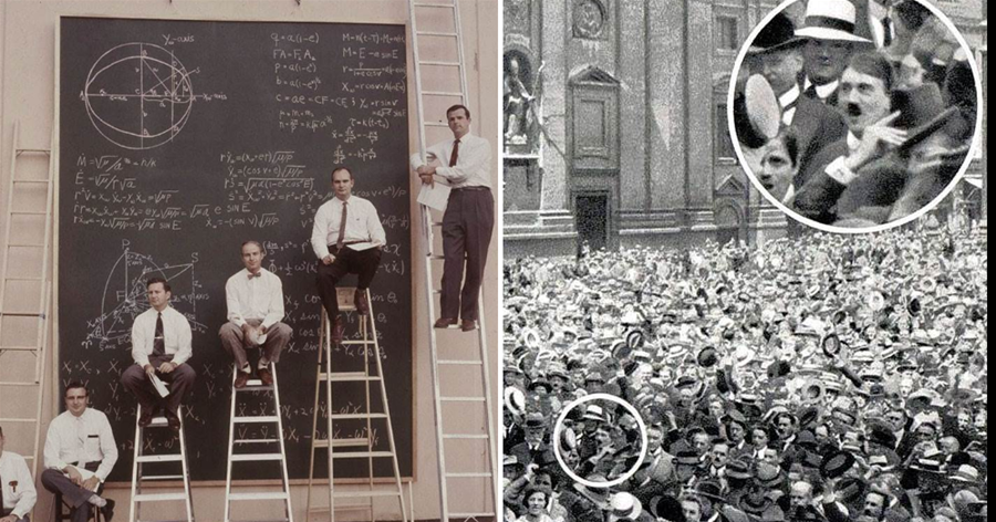 25張活久未見的歷史照片，攝影師在人堆裡找到，年輕時的希特勒