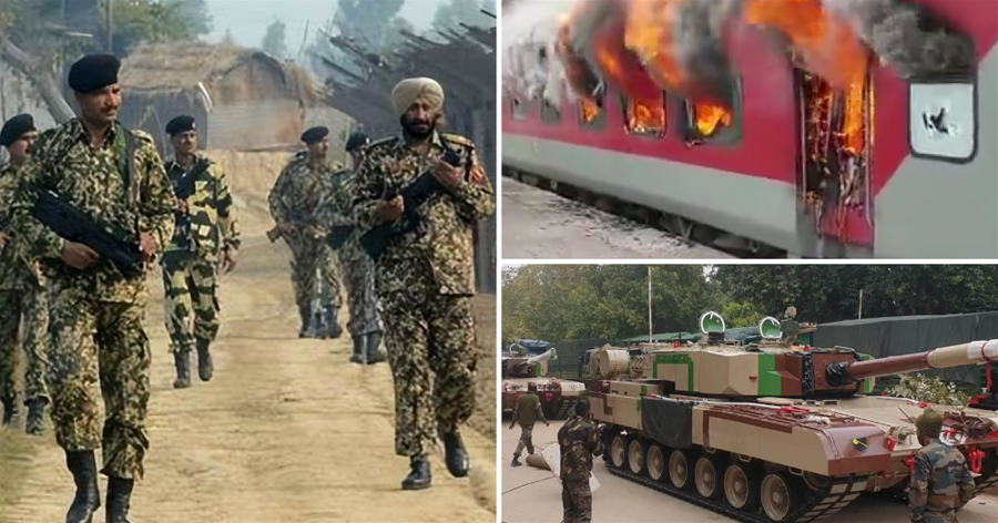 缺錢的無奈！印度募兵制度改革引發騷亂，放火焚毀火車只為參軍？