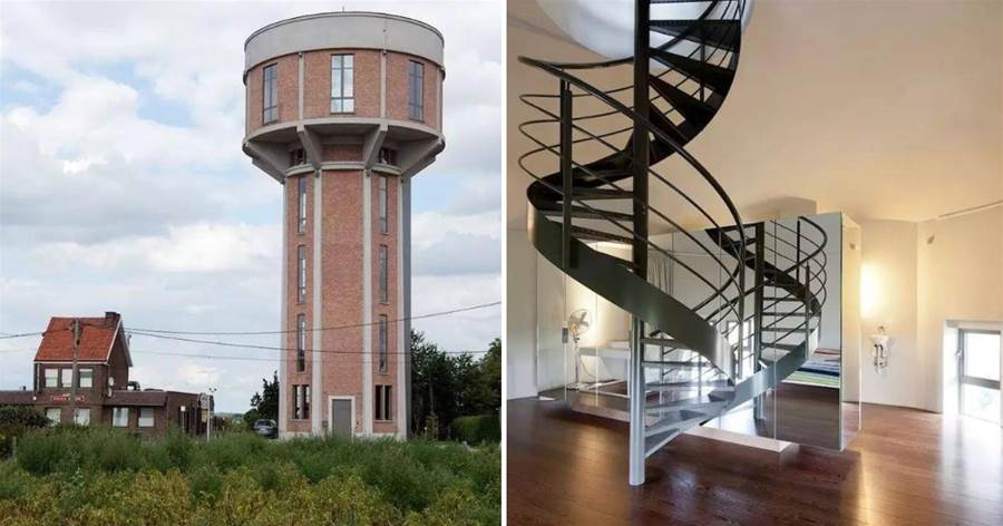 比利時男子花4萬買下破水塔，5年后改造360°全景房，竟有人出價210萬美元！