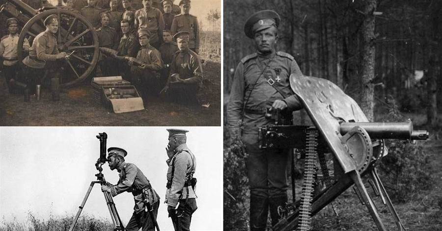 一戰中的俄國：累計兵力1580萬，識字兒當炮兵，不識字當「炮灰」