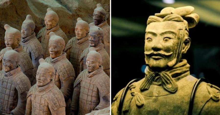 秦皇陵兵馬俑里有一張奇怪的臉，因科學難以解釋，被禁止出國展出