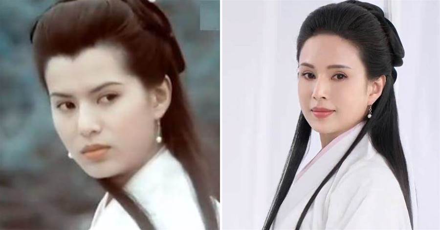 李若彤還原27年前小龍女的造型：沒有變化，依舊很美