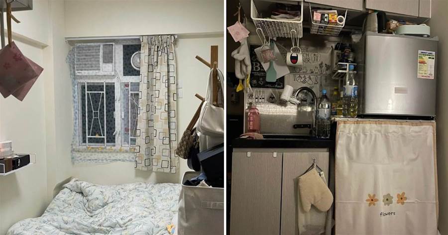 24歲香港姑娘住進8㎡劏房，沒想到，巴掌大的空間卻有「廚衛臥」