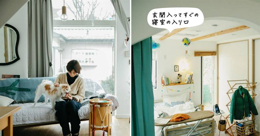 36歲日本阿姨，把25㎡蝸居布置得太治愈，空間雖小，日子卻很幸福